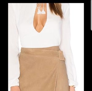 Verano white peasant blouse